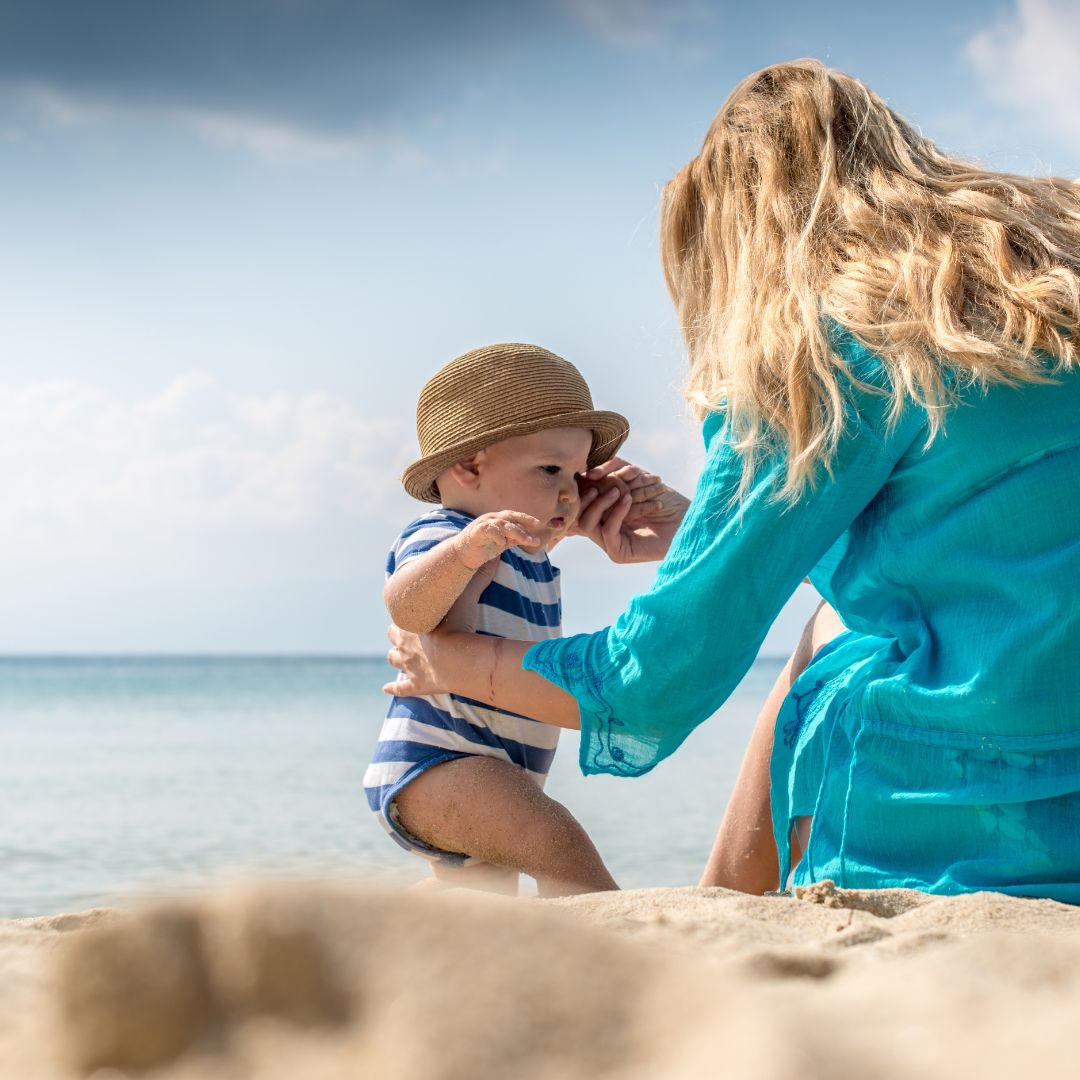 Breastfeeding On Beach breastfeeding-on-beach