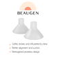 Get all of the soft, sticky, BeauGen Breast Pump Cushion goodness in clear with your order of four pairs of the Clearly Comfy Cushions.