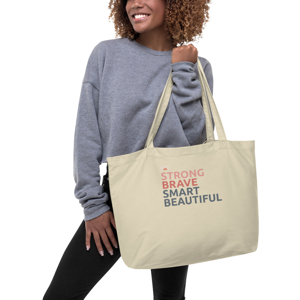 Mama, you are strong, brave, smart, and beautiful! Get this beautiful and multifunctional tote from BeauGen! Now available in canvas.