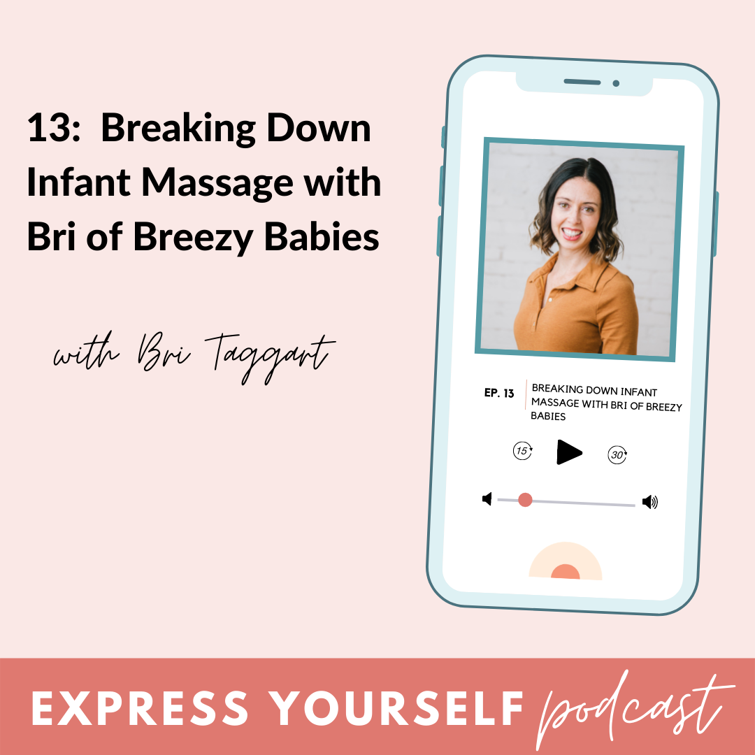 Learn more about infant massage and Breezy Babies in this Podcast Episode