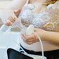 Easy to use breast pump cushions make pumping more comfortable