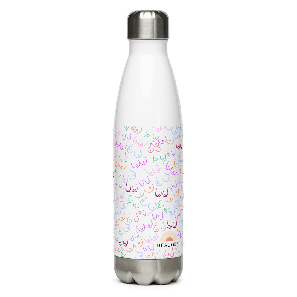 Get the Stainless Steel Water Bottle from BeauGen that Celebrates Breastfeeding Mamas